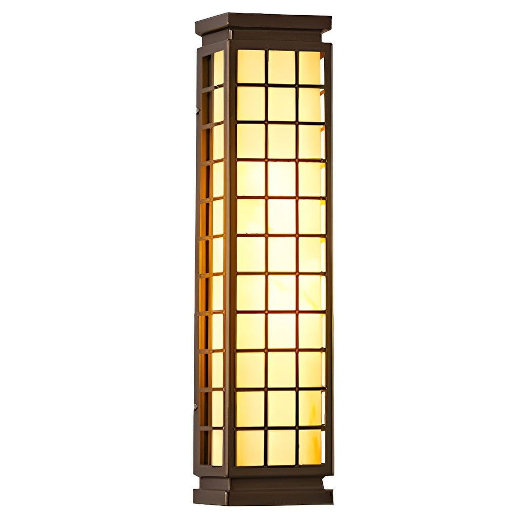 Classic Rectangular Waterproof Vintage Outdoor Wall Lights
