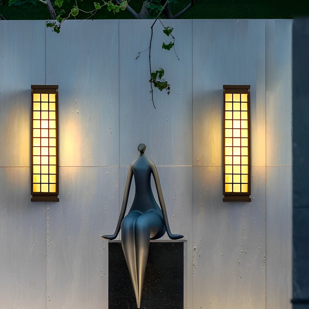 Classic Rectangular Waterproof Vintage Outdoor Wall Lights