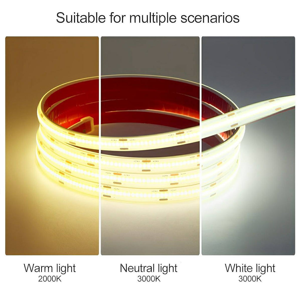 DC 24V Waterproof Underwater Outdoor Recessed COB Flexible Linear Lights