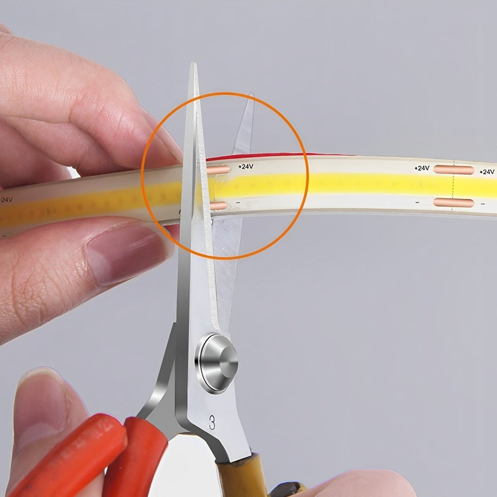 DC 24V Waterproof Underwater Outdoor Recessed COB Flexible Linear Lights