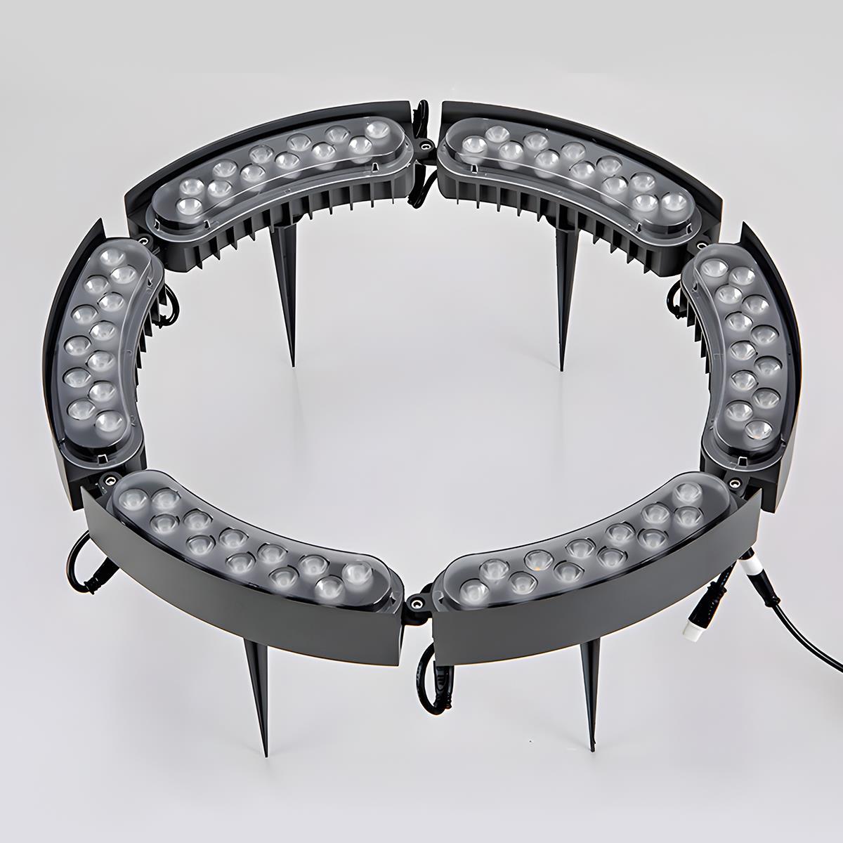 24V Low Voltage Tree Lights Outdoor — Waterproof LED Arc Spot Lights for Gardens