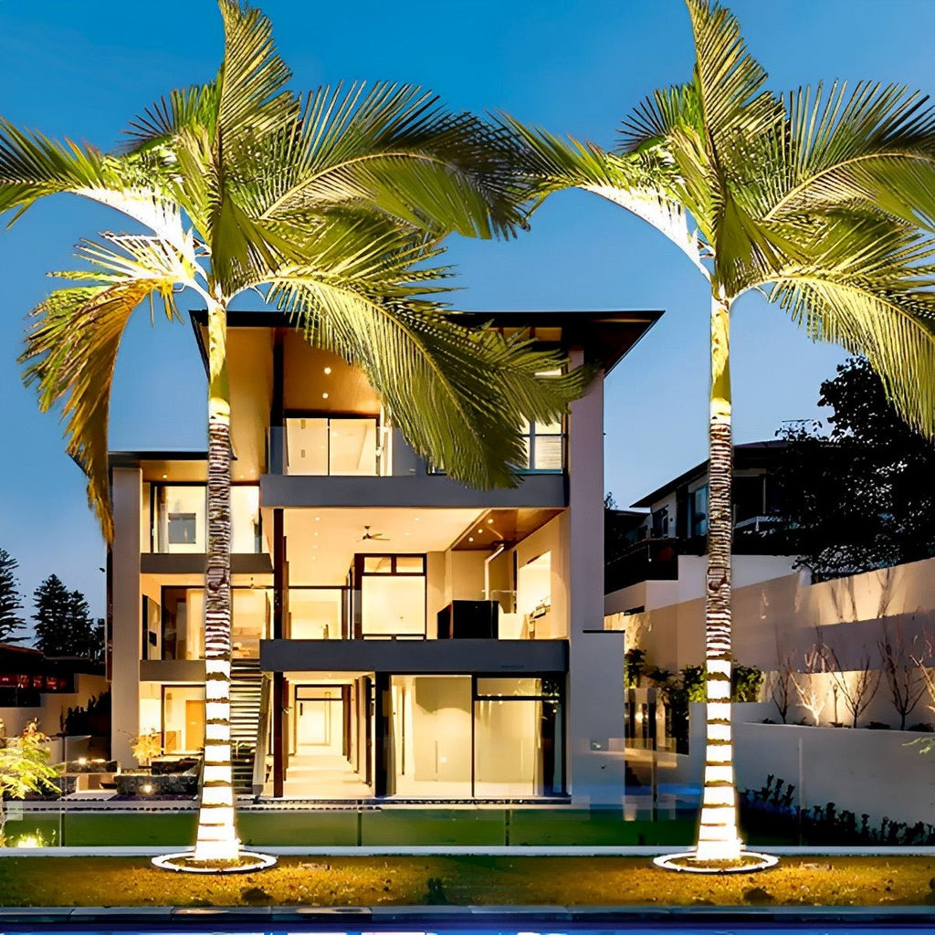 24V Low Voltage Tree Lights Outdoor — Waterproof LED Arc Spot Lights for Gardens