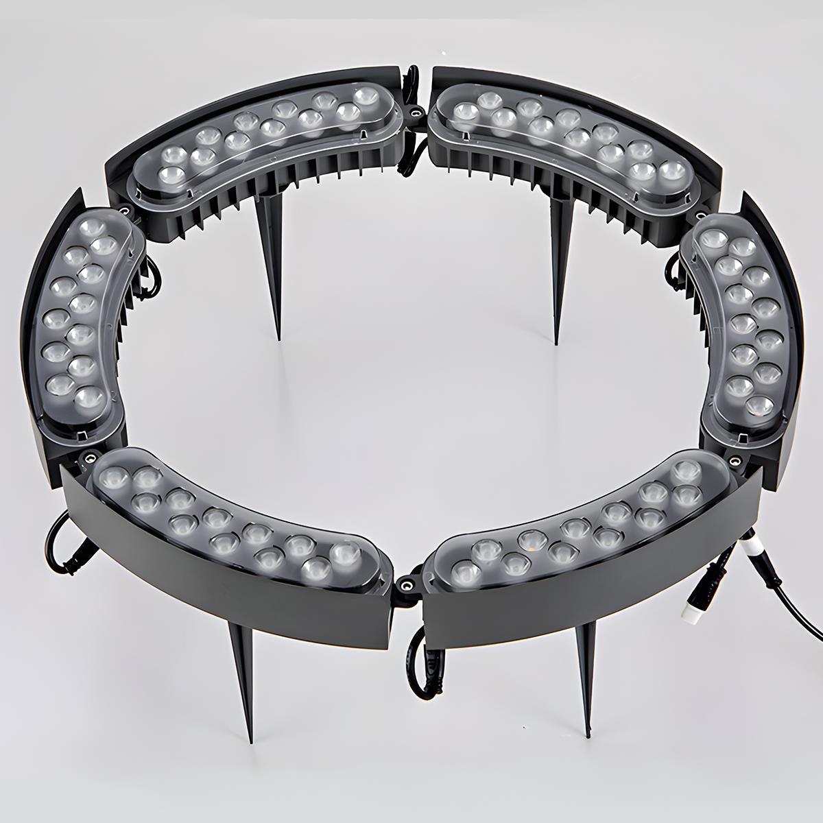 24V Low Voltage Tree Lights Outdoor — Waterproof LED Arc Spot Lights for Gardens