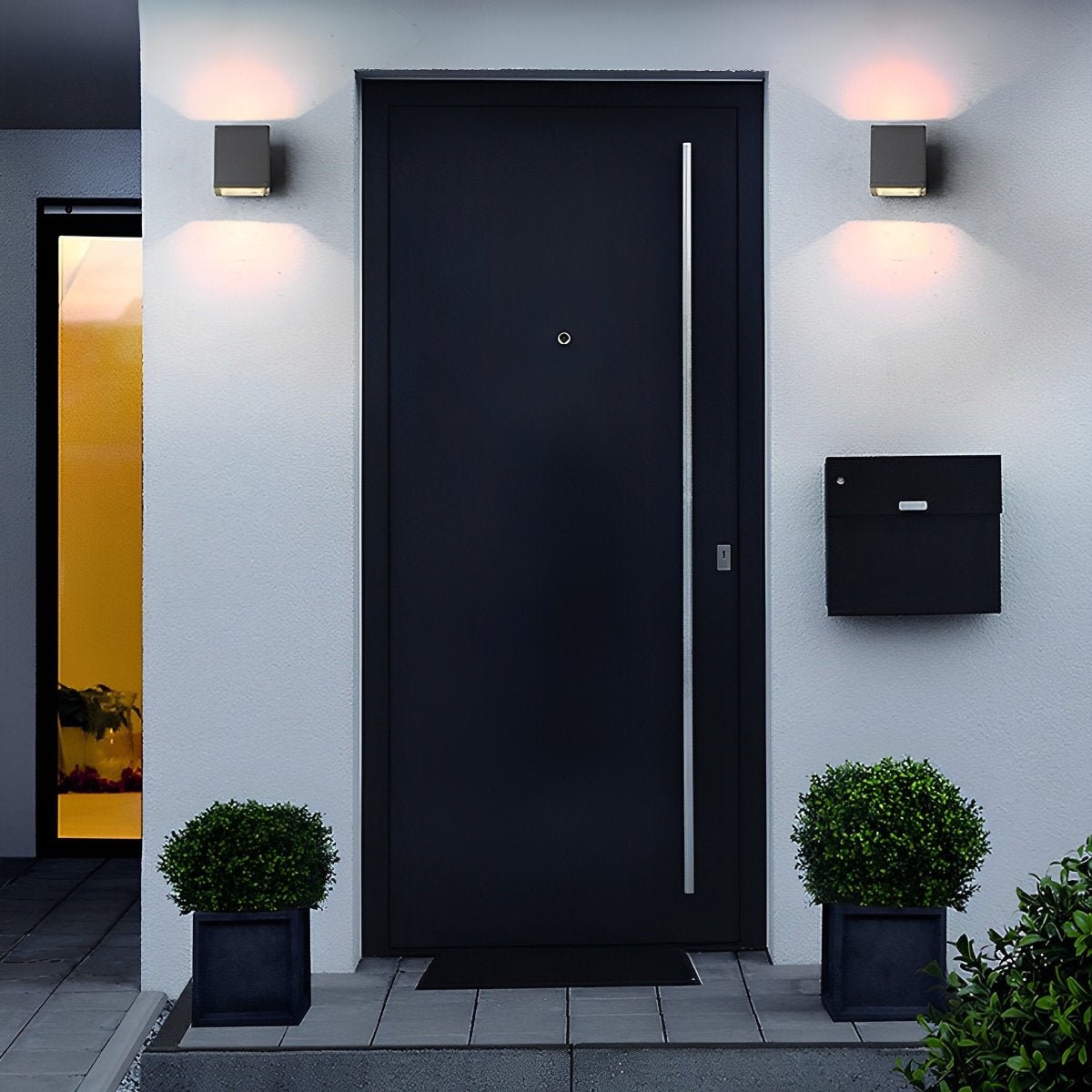 Modern Minimalist Outdoor LED Waterproof Exterior Wall Light for Courtyard Fence