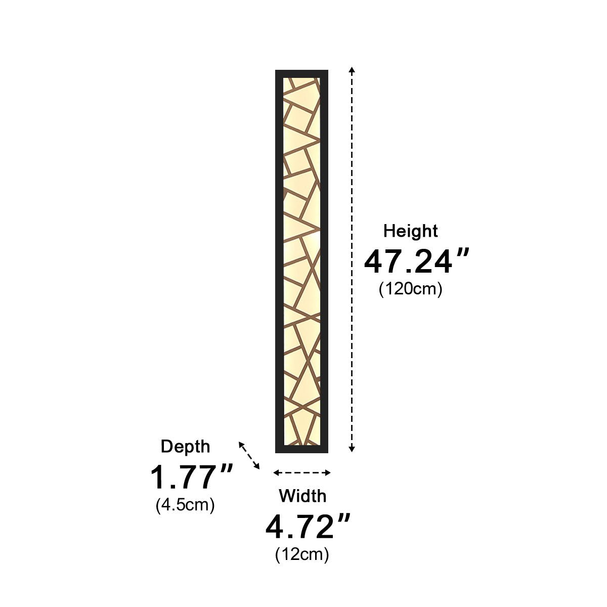 Modern Slim Waterproof Long Strip LED Outdoor Wall Lights