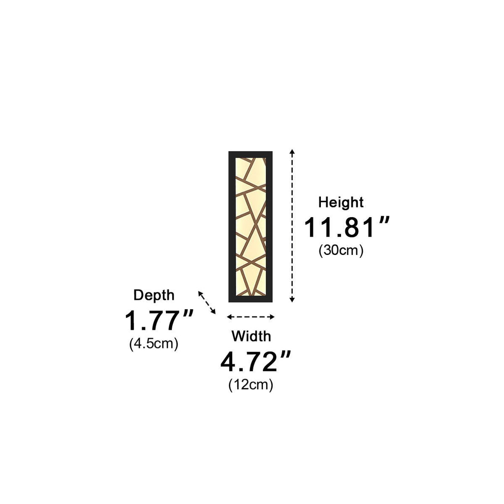 Modern Slim Waterproof Long Strip LED Outdoor Wall Lights