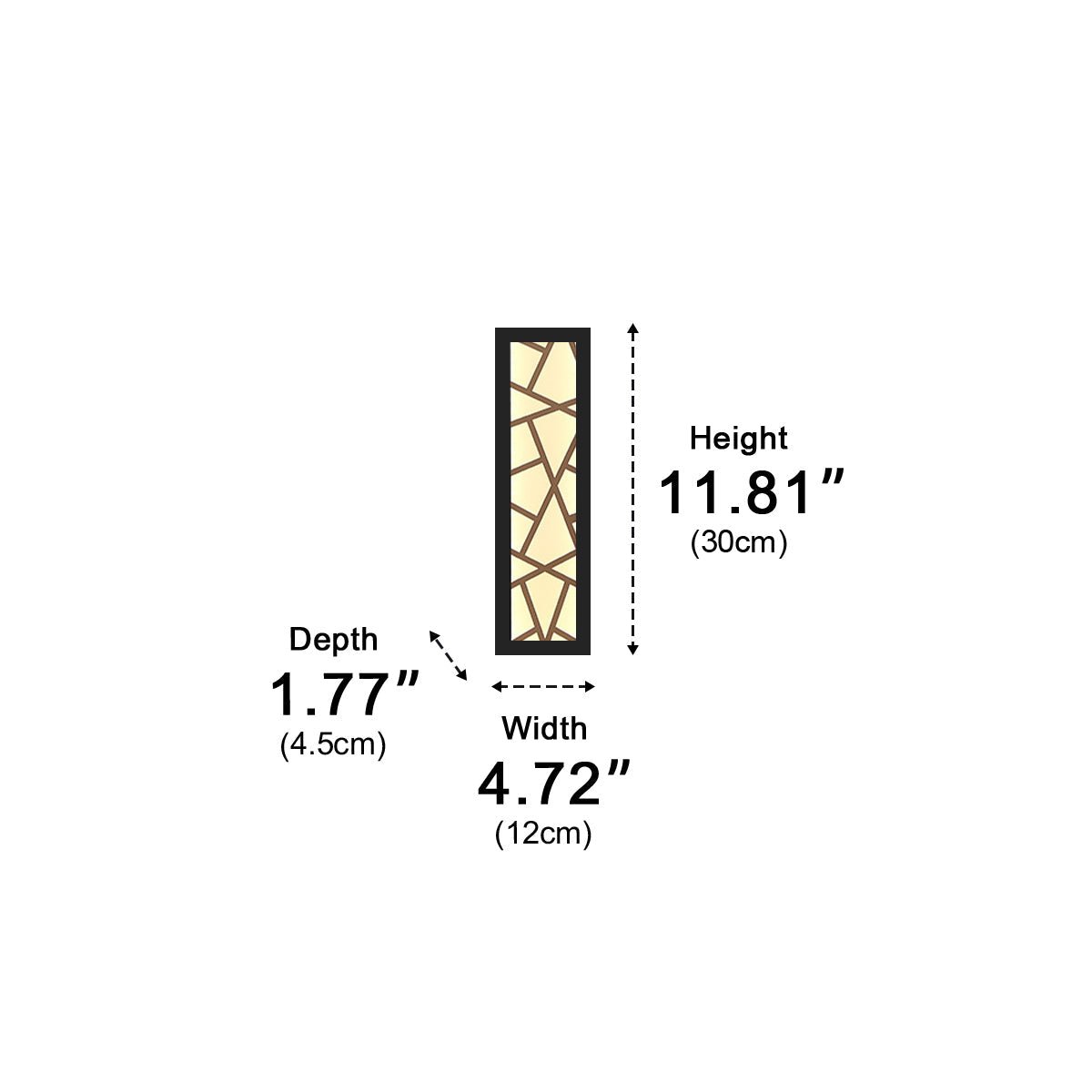 Modern Slim Waterproof Long Strip LED Outdoor Wall Lights