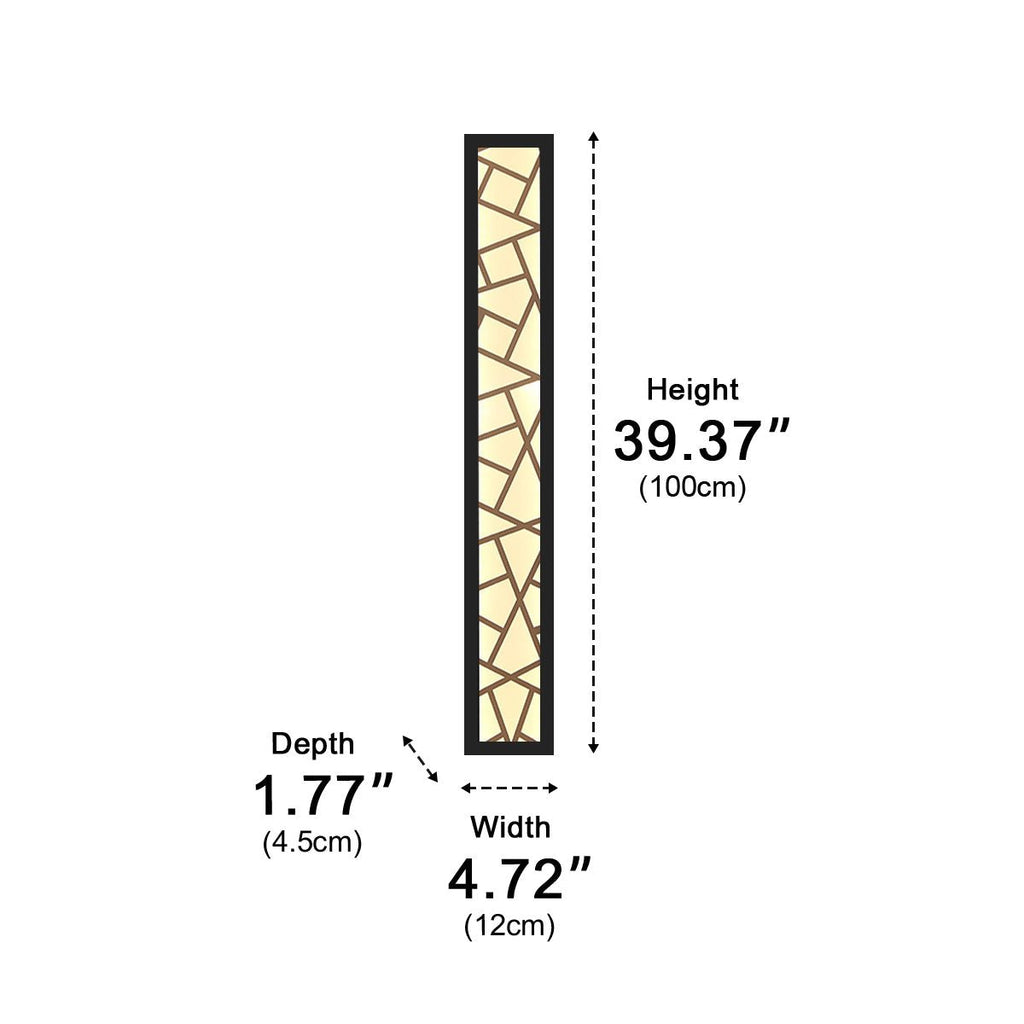 Modern Slim Waterproof Long Strip LED Outdoor Wall Lights