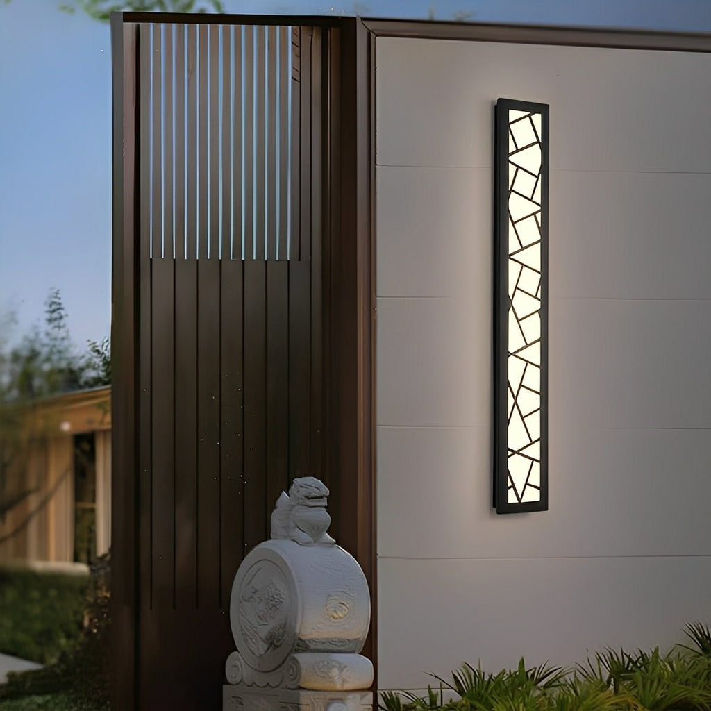 Modern Slim Waterproof Long Strip LED Outdoor Wall Lights