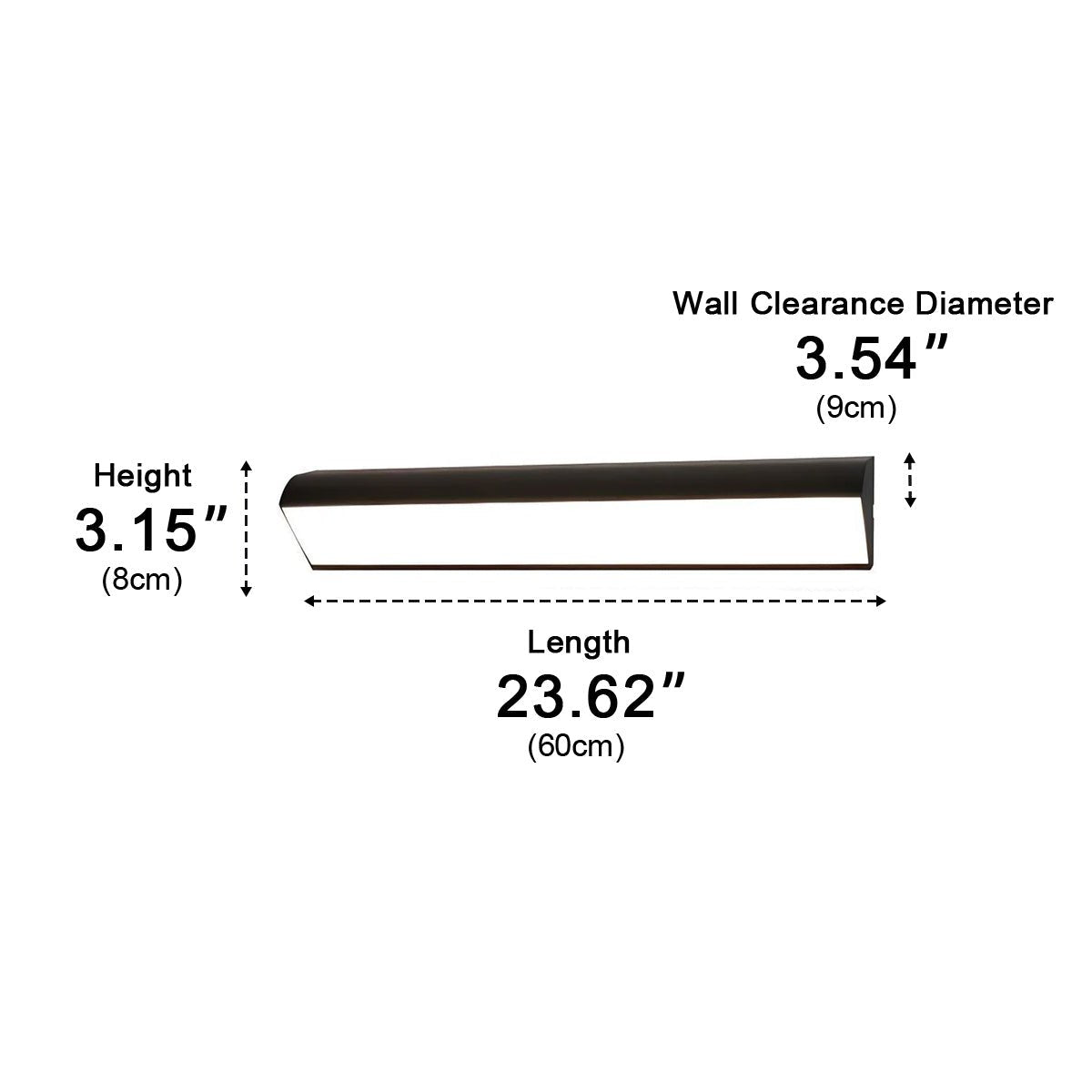 Solar Waterproof Outdoor LED Strip Lights Porch Light Exterior Wall Lights