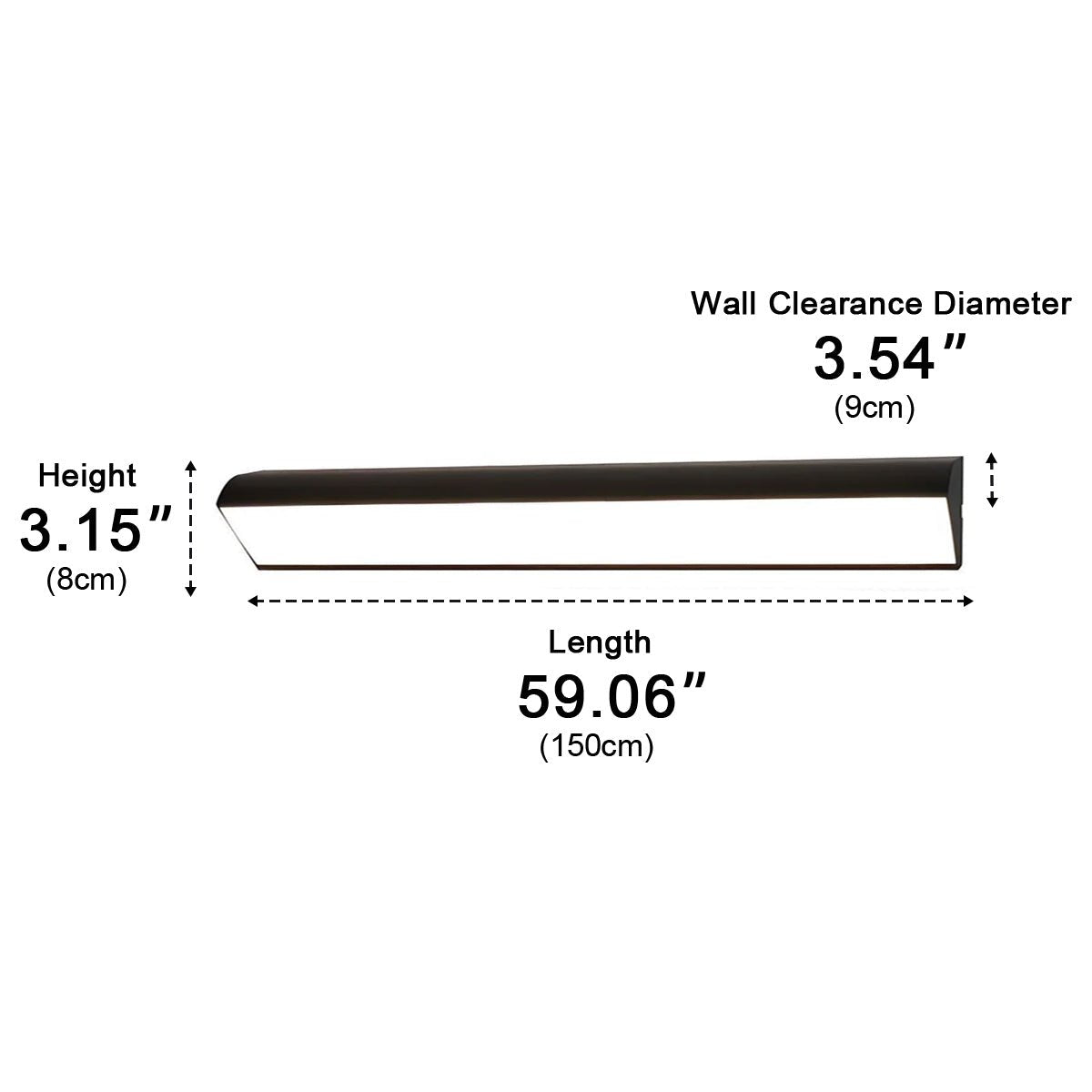 Solar Waterproof Outdoor LED Strip Lights Porch Light Exterior Wall Lights