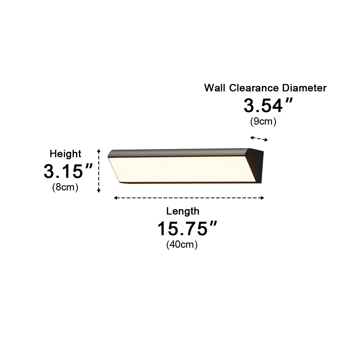 Solar Waterproof Outdoor LED Strip Lights Porch Light Exterior Wall Lights