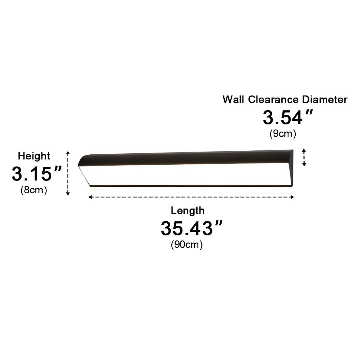 Solar Waterproof Outdoor LED Strip Lights Porch Light Exterior Wall Lights