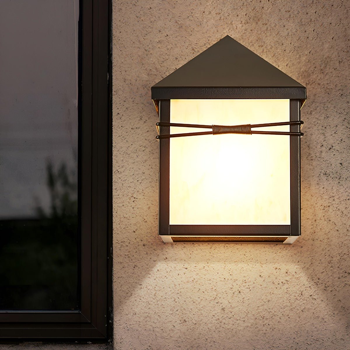 Waterproof Modern Farmhouse House Shape Outdoor LED Porch Wall Lights