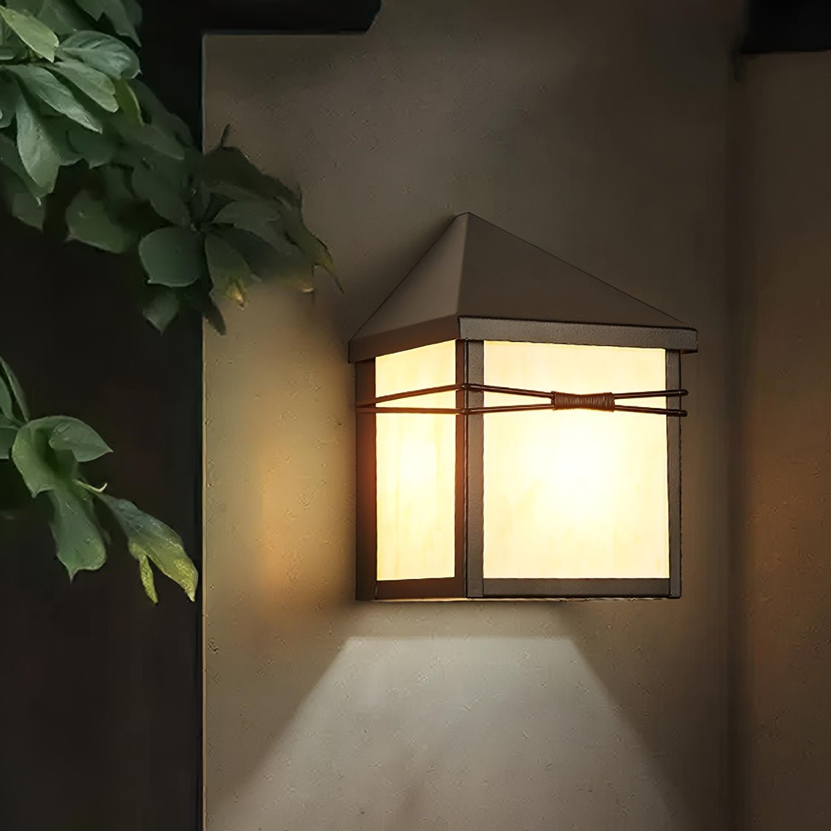 Waterproof Modern Farmhouse House Shape Outdoor LED Porch Wall Lights