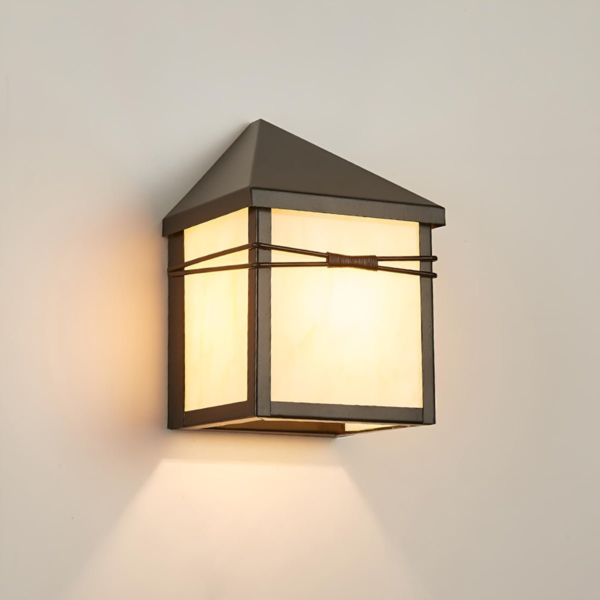 Waterproof Modern Farmhouse House Shape Outdoor LED Porch Wall Lights