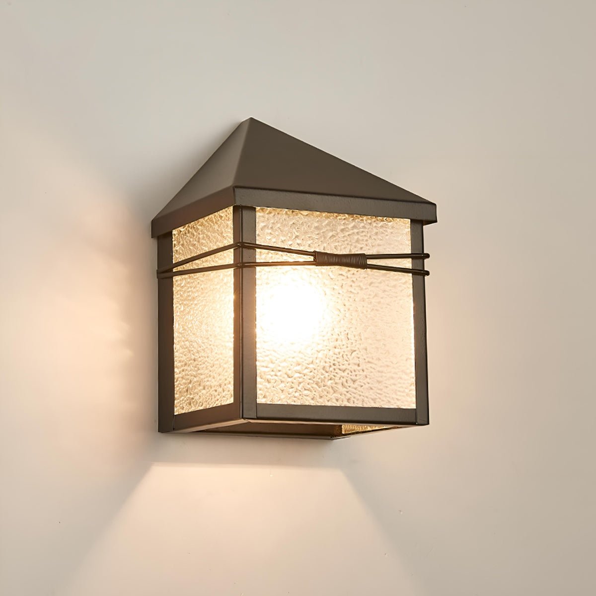 Waterproof Modern Farmhouse House Shape Outdoor LED Porch Wall Lights