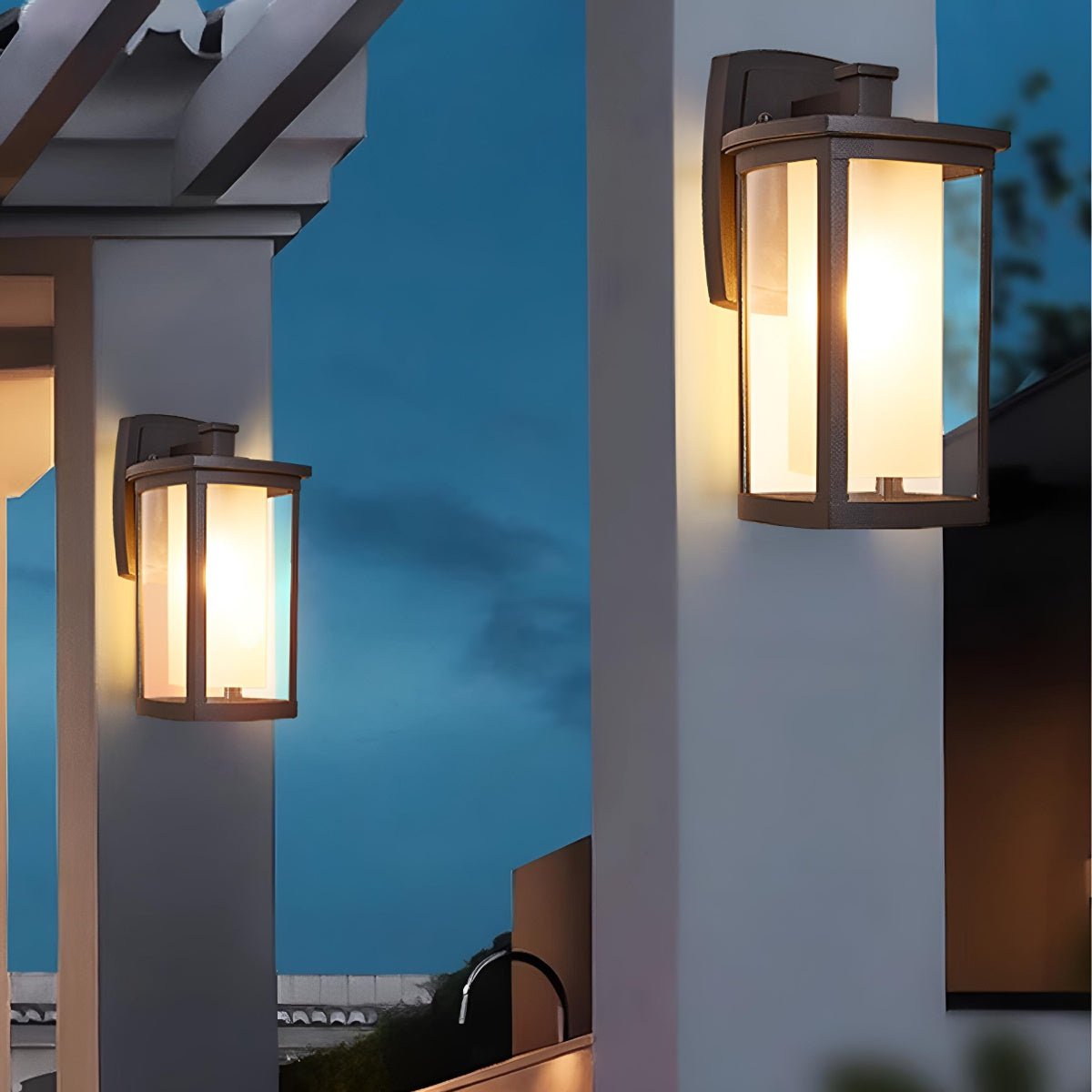 Waterproof Modern Farmhouse Outdoor LED Porch Wall Lights