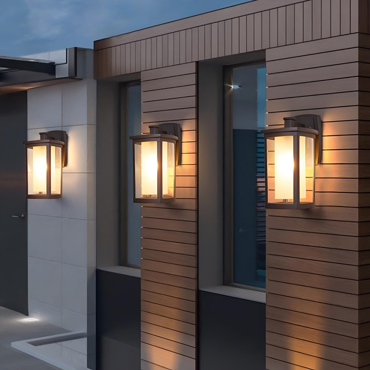 Waterproof Modern Farmhouse Outdoor LED Porch Wall Lights